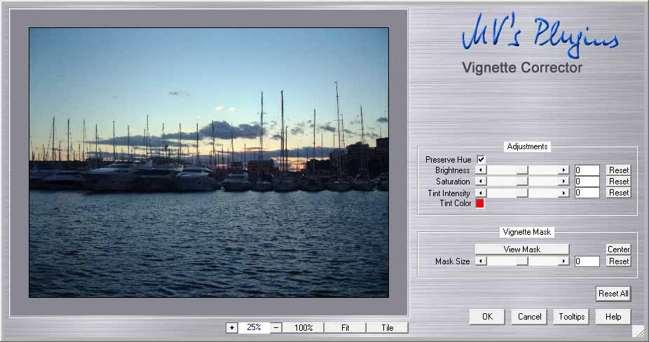 Vignette Corrector GUI